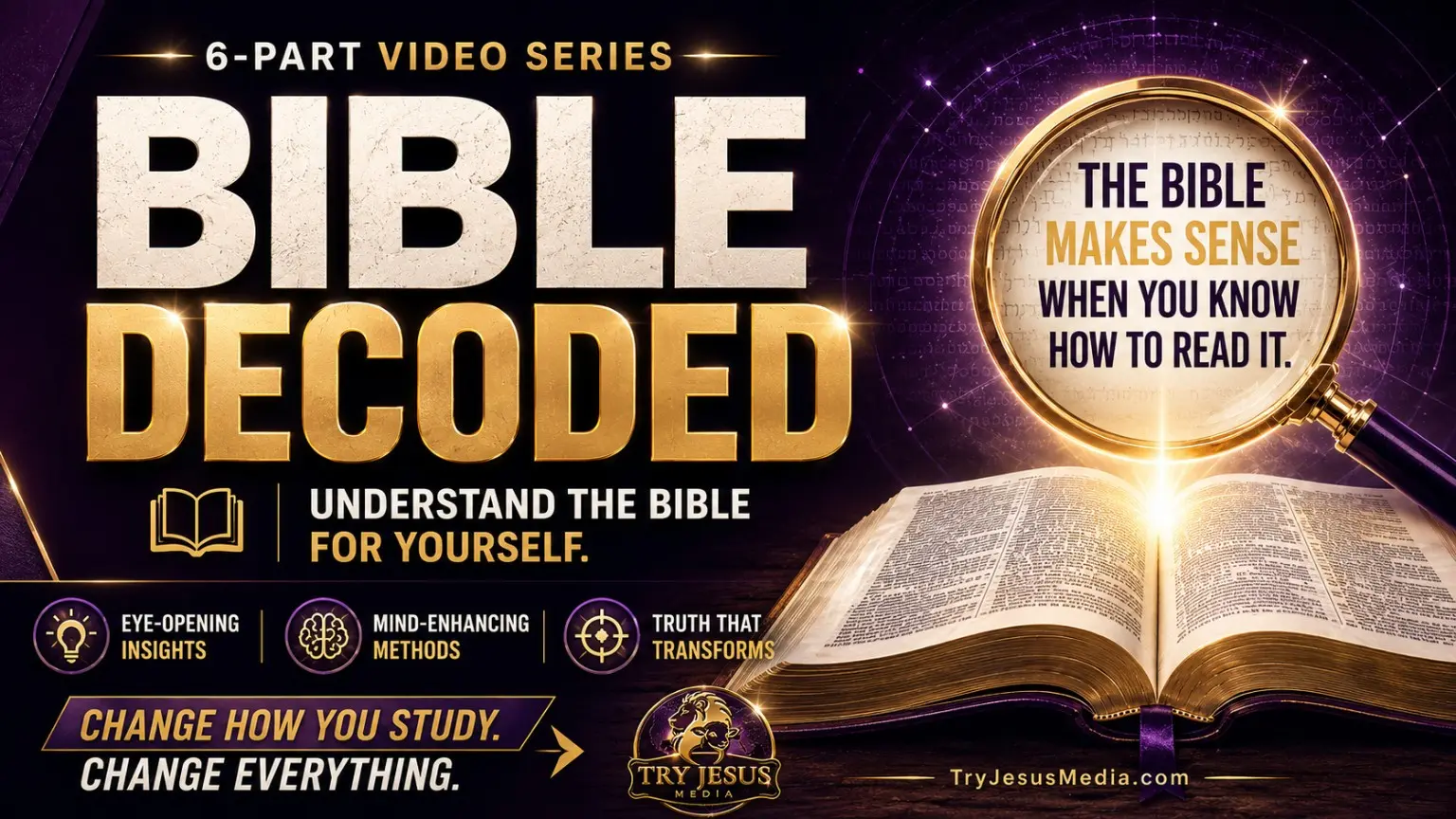 Bible Decoded six-part video series outreach campaign